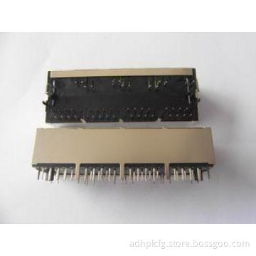 10/100BASE EMI Network Modular RJ45 Jack with Magnetics 1 x